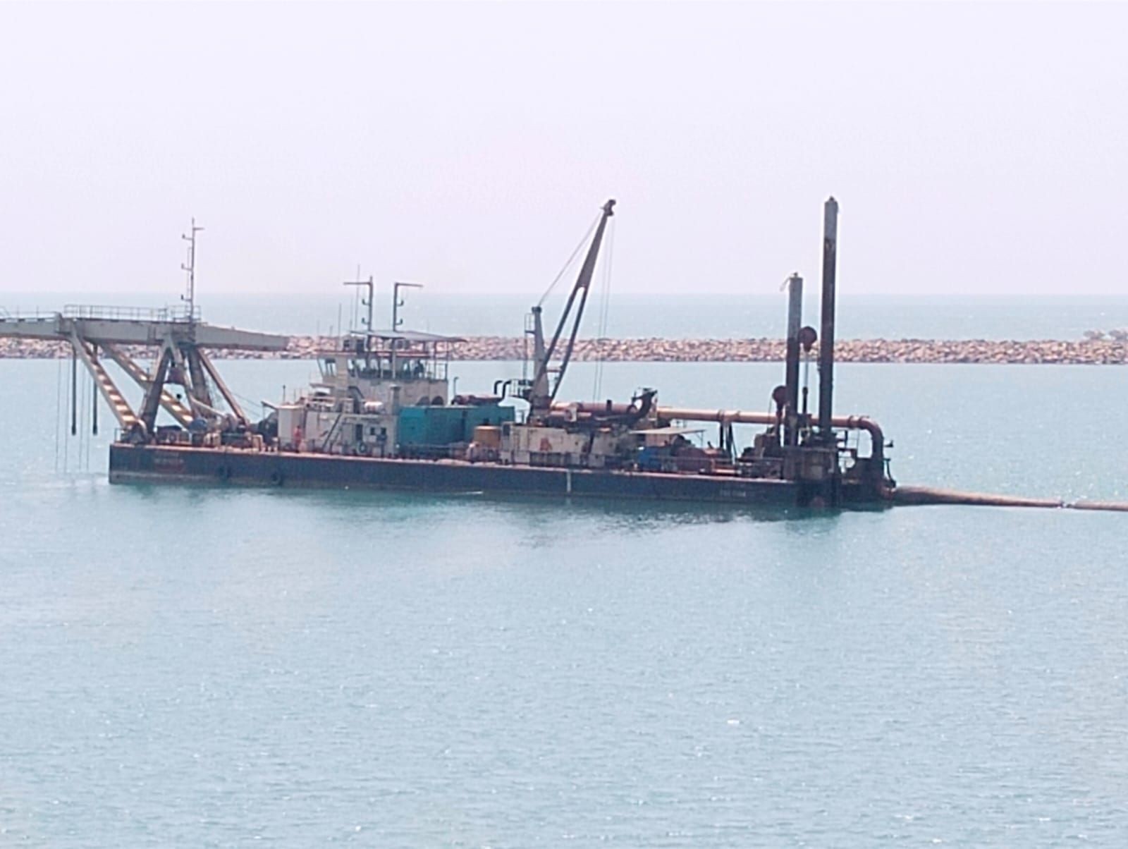 Dredging activities @Ramayyapatnam Port